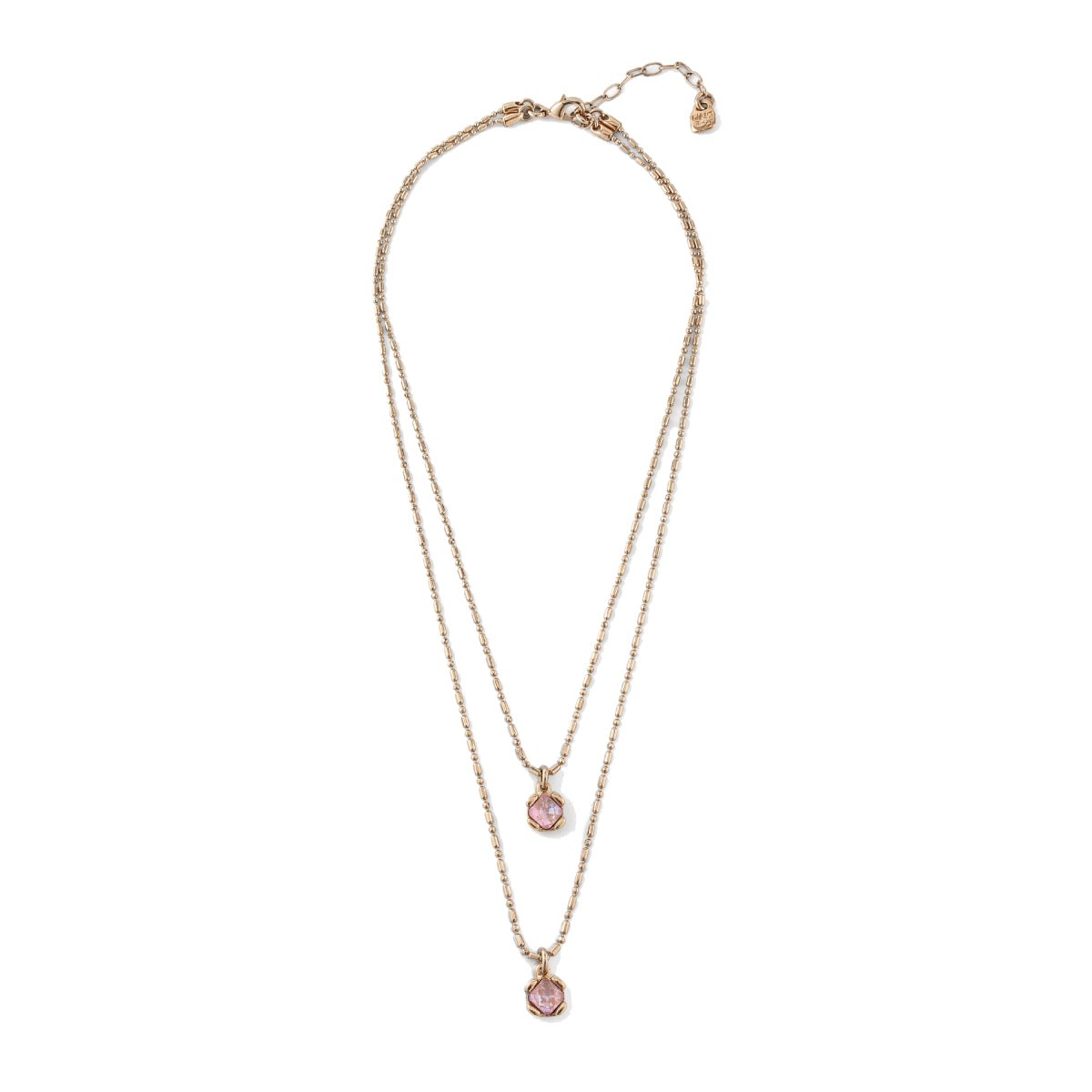 UNOde50 Charismatic Women's Blue Faceted Crystal Long Pendant Necklace in 18K Gold-Plating over Metal