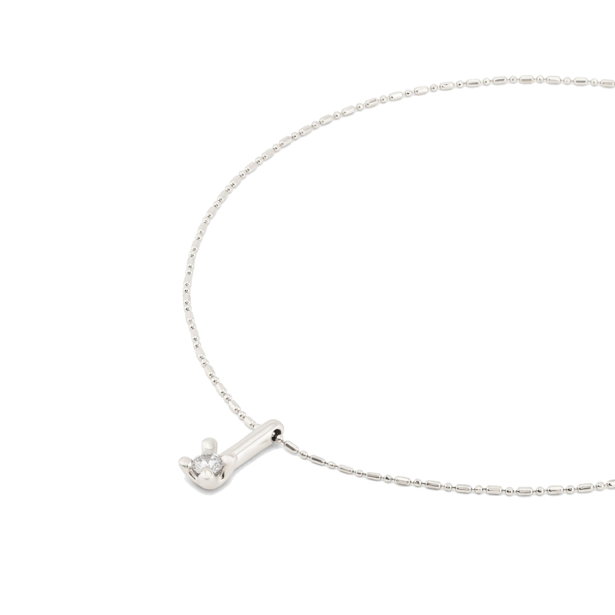 UNOde50 Spiritual Women's White Cubic Zirconia Short Necklace with Charm in Metal Alloy