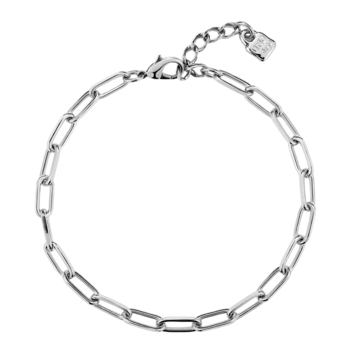 UNOde50 Ser Valiente Unisex Link Chain in Sterling Silver-Plating over Metal