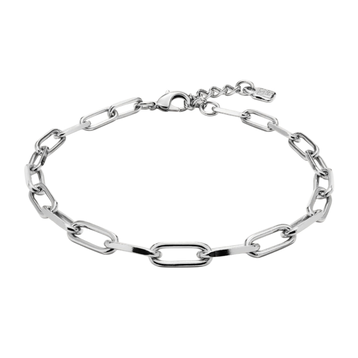 UNOde50 Ser Valiente Unisex Link Chain in Sterling Silver-Plating over Metal