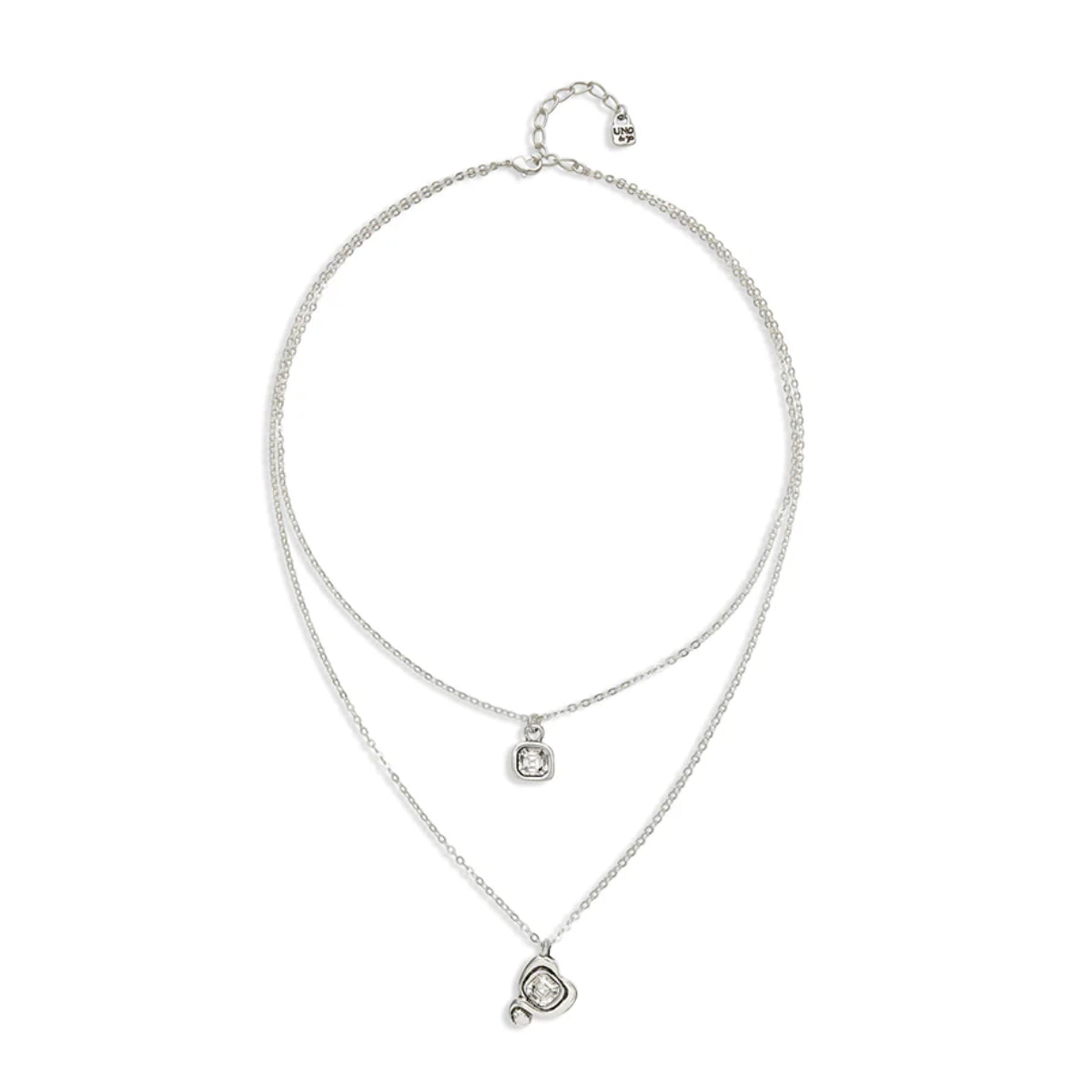 UNOde50 Ser Expresiva Women's Double Chain with Pendant in Metal Alloy