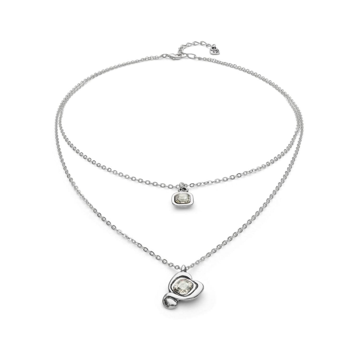 UNOde50 Ser Expresiva Women's Double Chain with Pendant in Metal Alloy