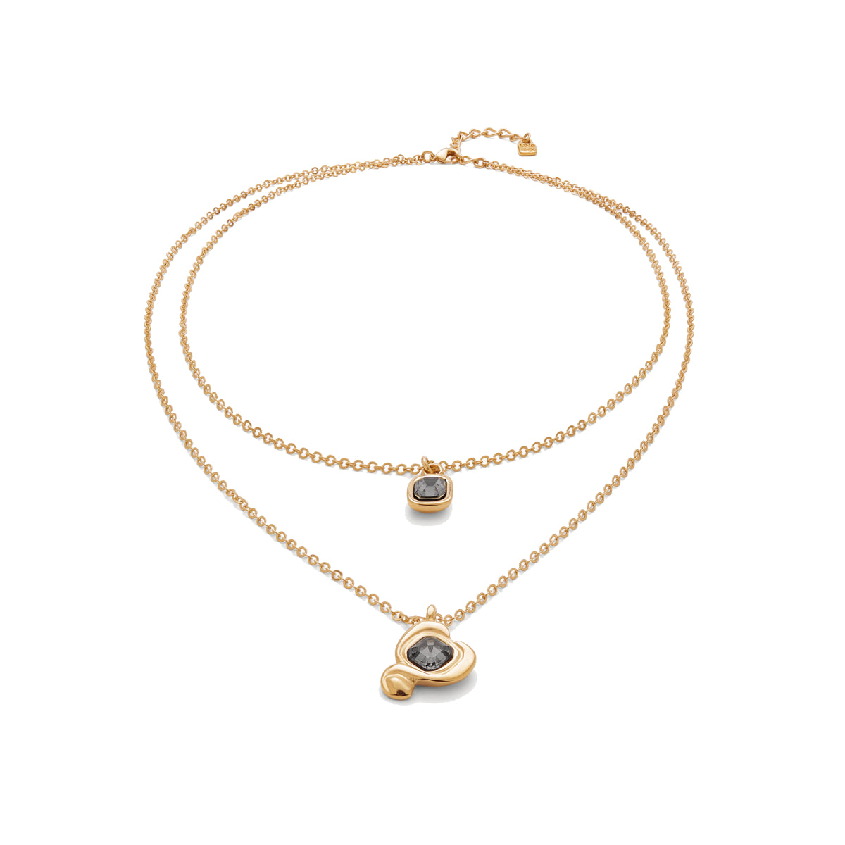 UNOde50 Ser Expresiva Women's Double Chain with Pendant in Metal Alloy