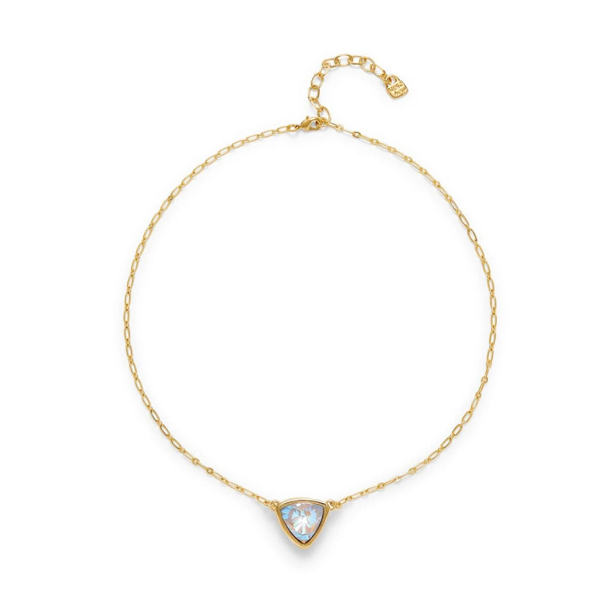 UNOde50 Ser Camaleonica Women's Crystal Necklace in 18K Gold-Plating over Metal Alloy