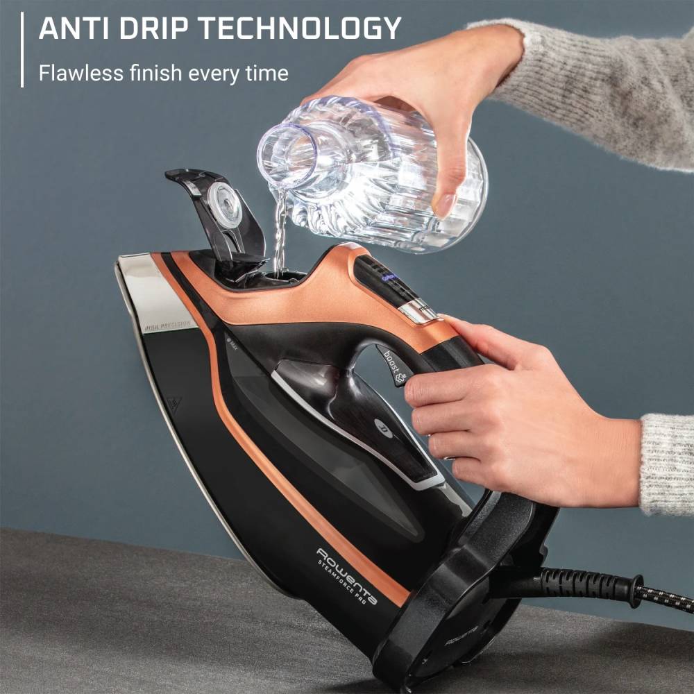 Plancha de vapor Rowenta DW9580U1 SteamForce Pro - Negro/Cobre