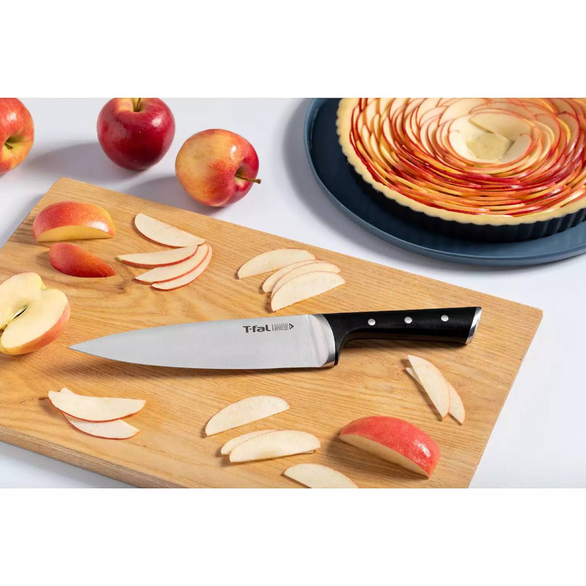 T-fal K2822364 Ice Force 8" Chef Knife - Black/Stainless Steel