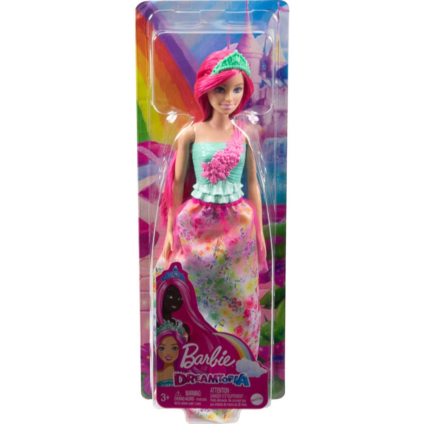 Barbie Dreamtopia Princess Doll with Dark Pink Hair