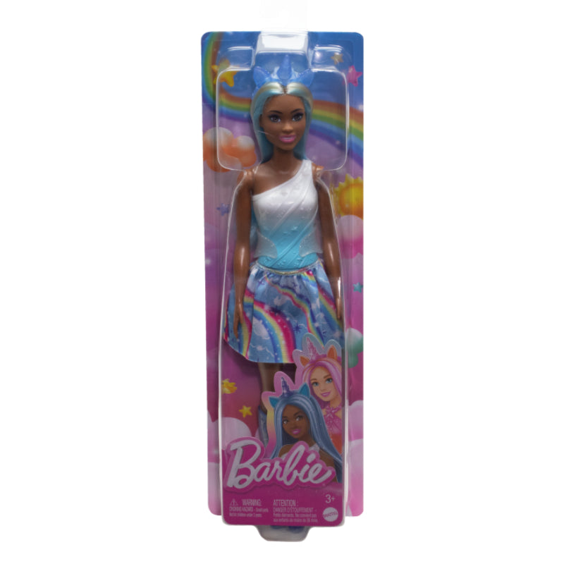 Barbie Unicorn Doll with Blue Hair