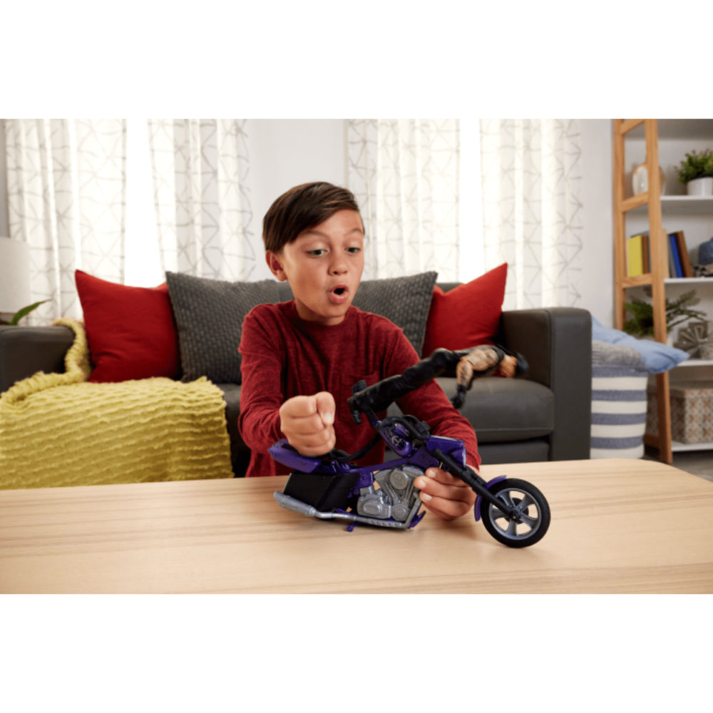 WWE Wrekkinβ’ Slamcycle Vehicle and Undertaker Action Figure