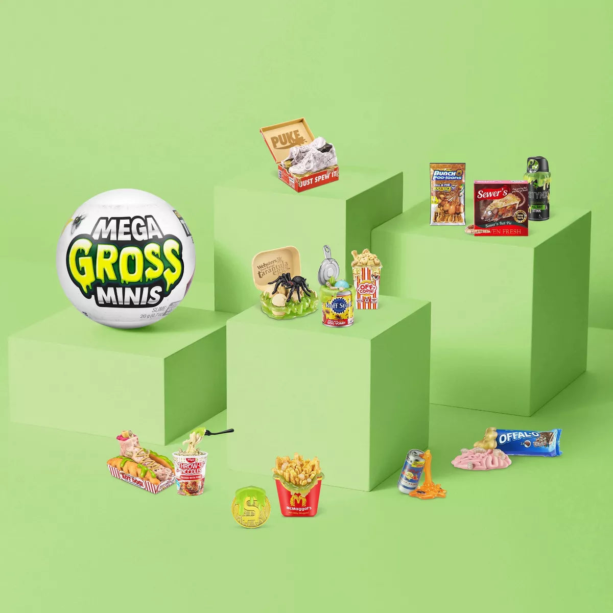 5 cápsulas de slime Surprise Mega Gross Minis (surtidos)