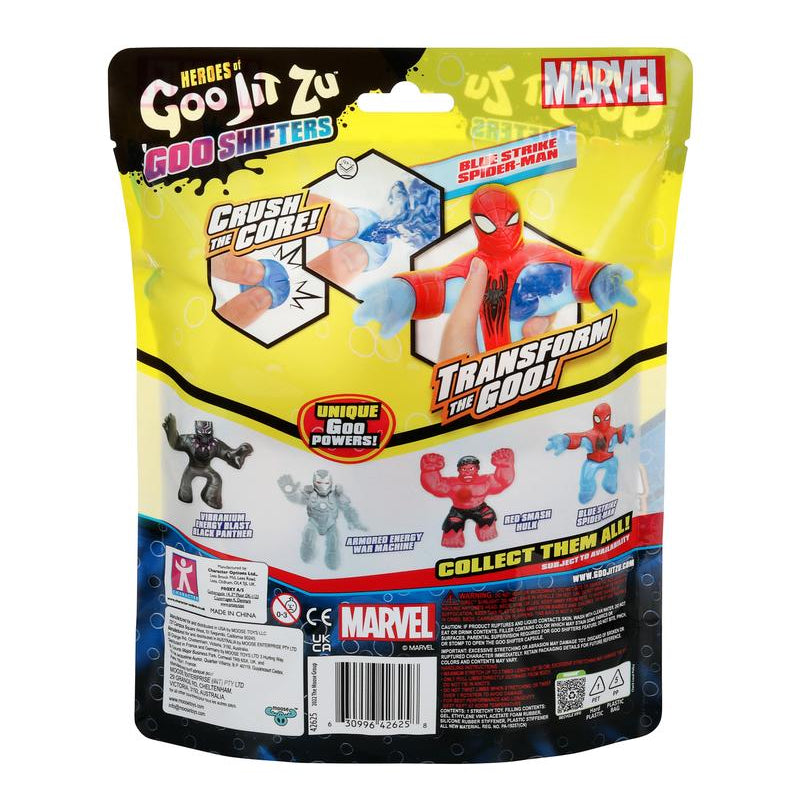 Serie 7 de héroes de Goo Jit Zu, paquete surtido de héroes de Marvel Goo Shifters
