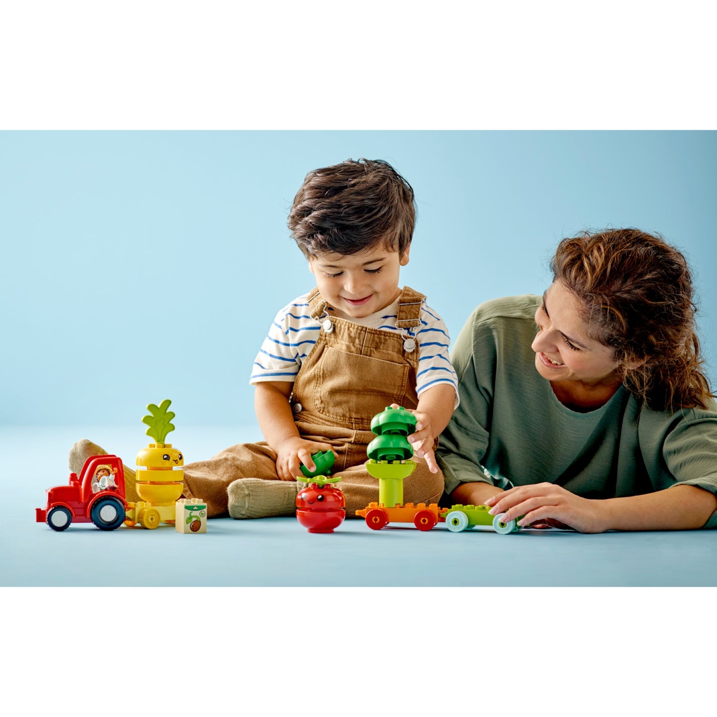 LEGO DUPLO Fruit and Vegetable Tractor Building Toy Set (19-Pieces)