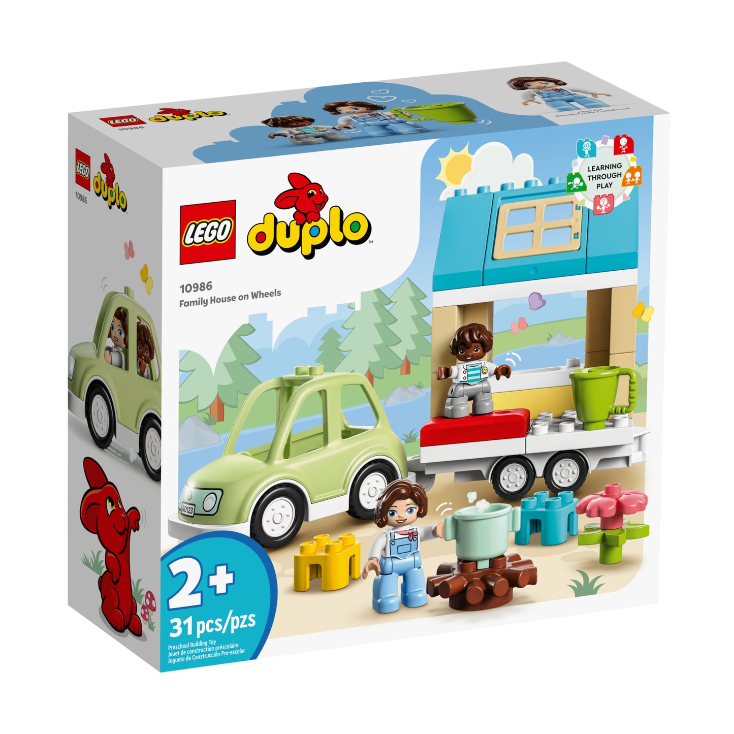 LEGO Duplo Family House on Wheels Building Toy Set (31-Pieces)