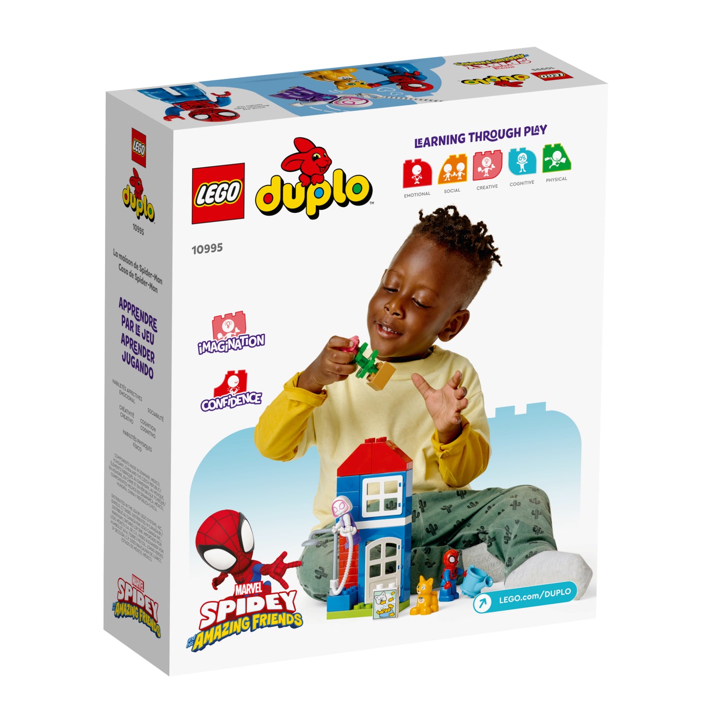 LEGO DUPLO Marvel Spider-Man's House Building Toy Set (25-Pieces)