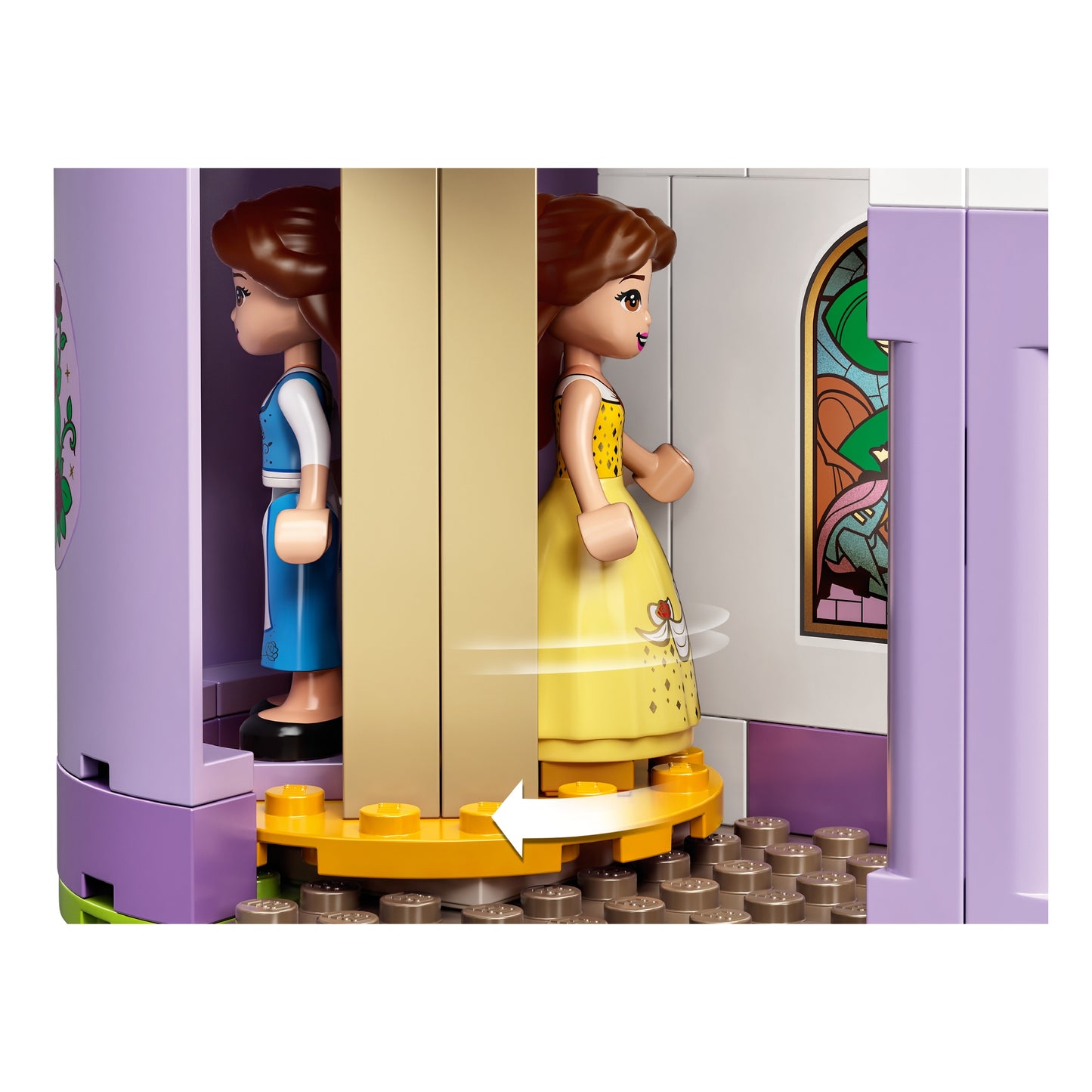LEGO Disney Belle and the Beast's Castle Building Toy Set (505-Pieces)