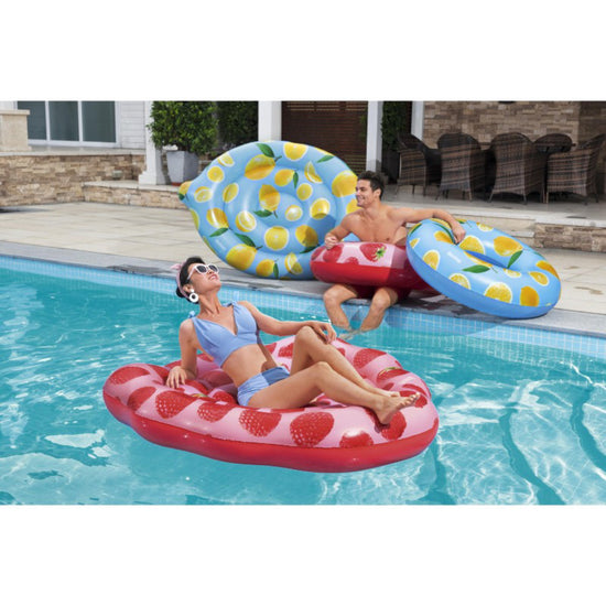 Bestway Summer Flavors Collection Scentsational Raspberry Scented Pool Float - Curacao