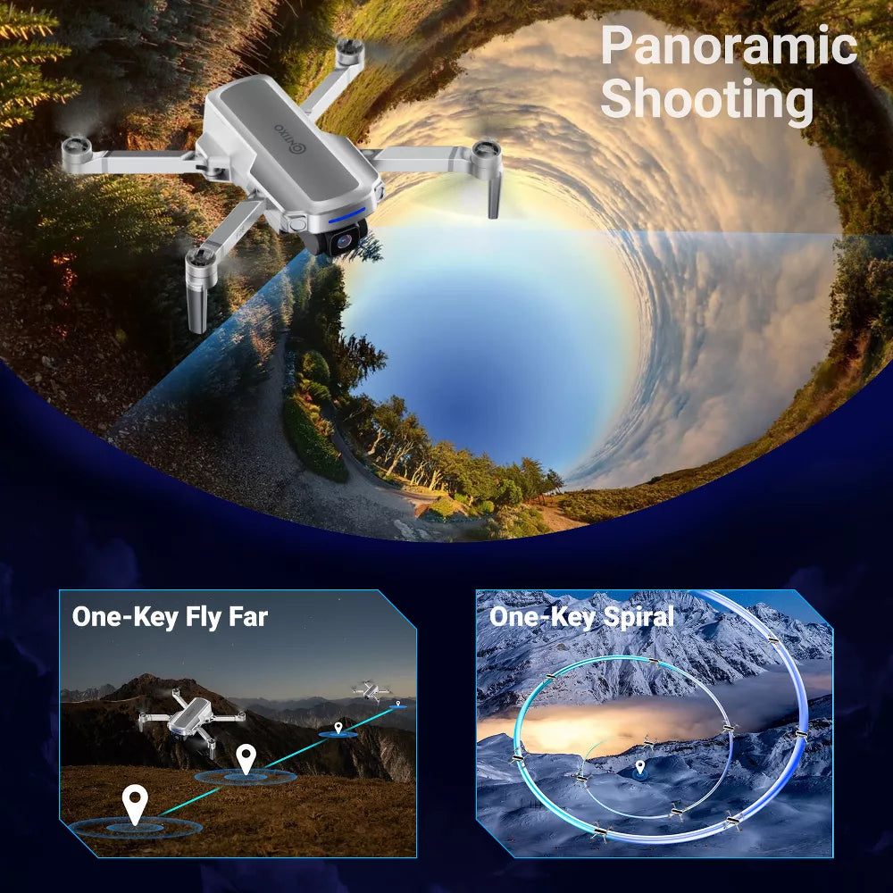 Contixo F28 Foldable Drone with 4K FHD Camera and Carrying Case, White