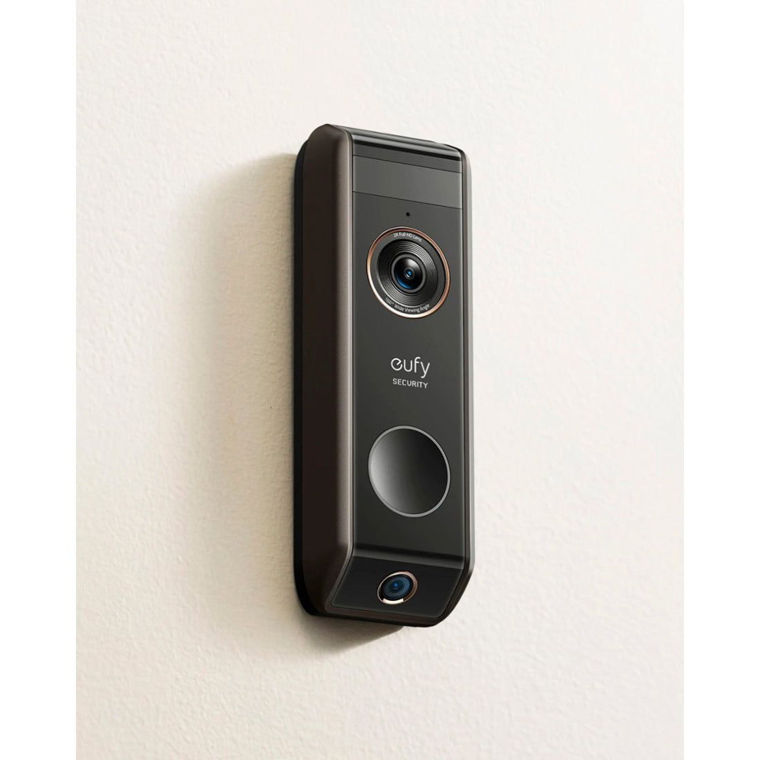 eufy Security E8213J11 Smart WiFi Dual Cam 2K HD Video Doorbell with Battery Operated - Black