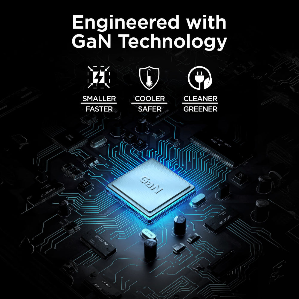 HyperGear SpeedBoost 65W USB-C PD GaN Laptop Wall Charger with PPS - White