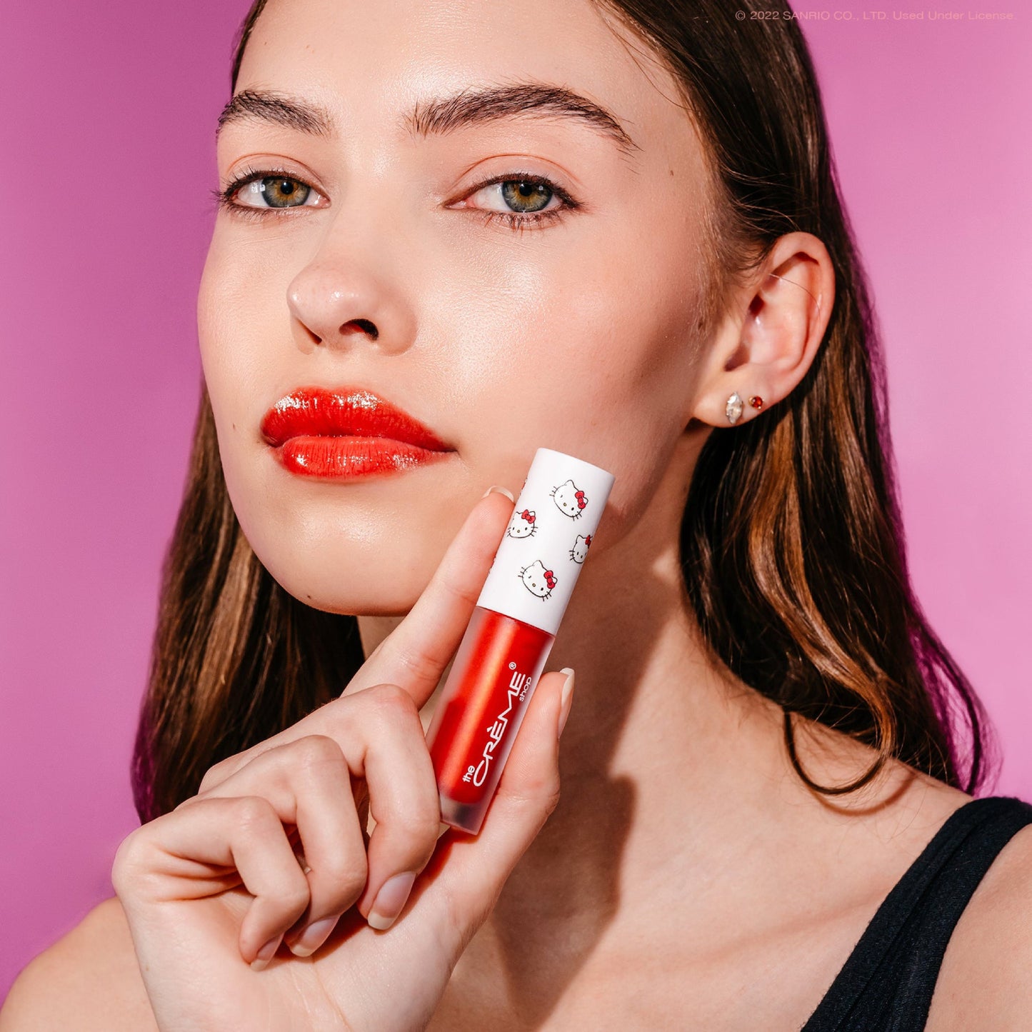 The Creme Shop Hello Kitty Kawaii Kiss Moisturizing Lip Oil - Red