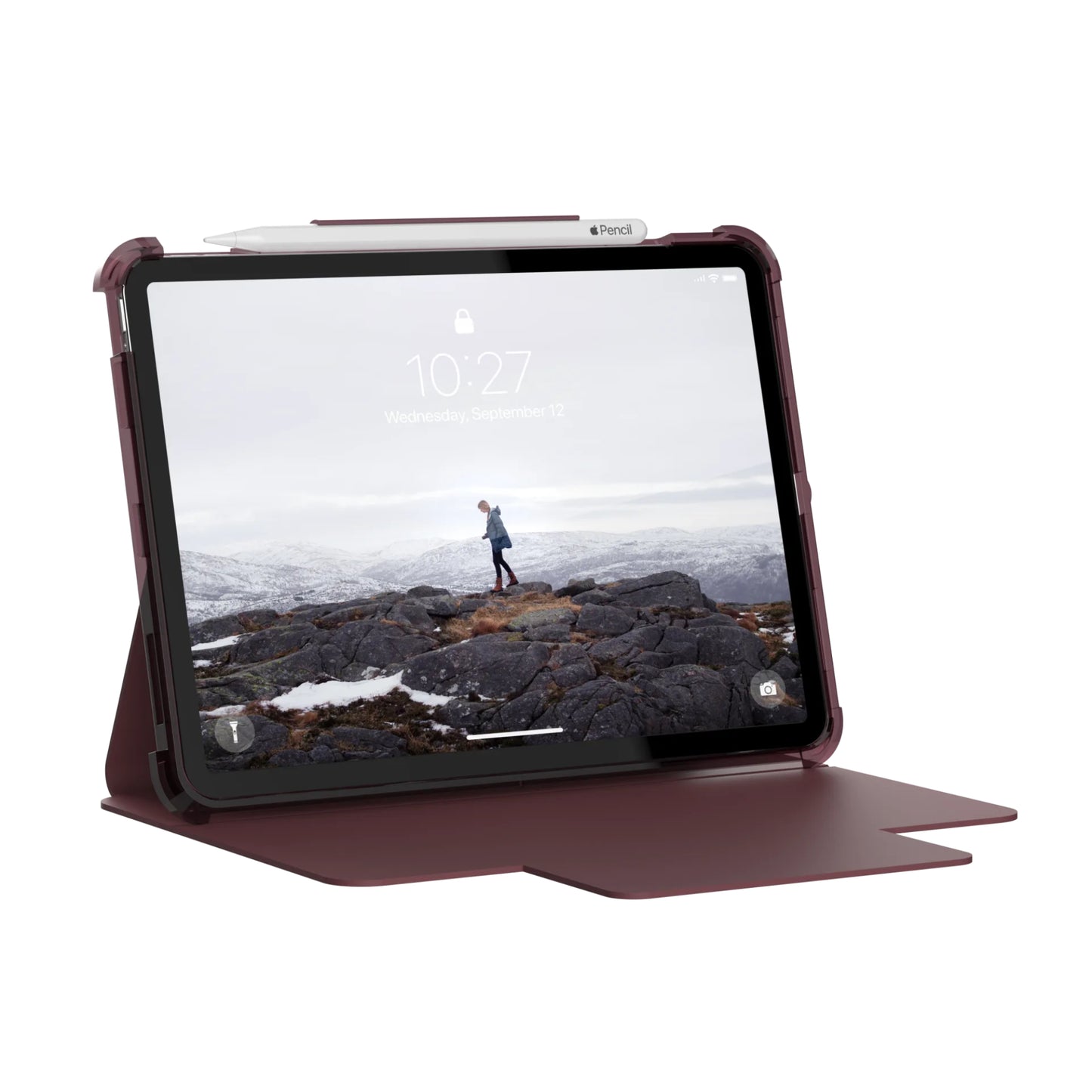 Urban Armor Gear Lucent Series iPad Pro 11" Case (2nd Generation), Aubergine/Dusty Rose