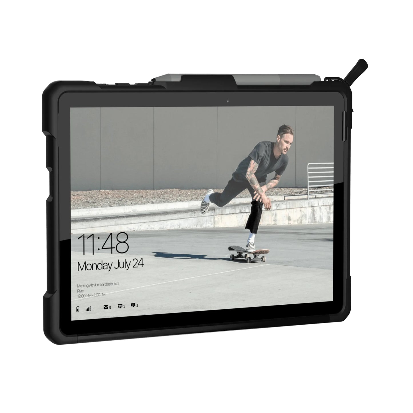 Funda Metropolis de Urban Armor Gear para Microsoft Surface Go 1, 2 y 3, color negro