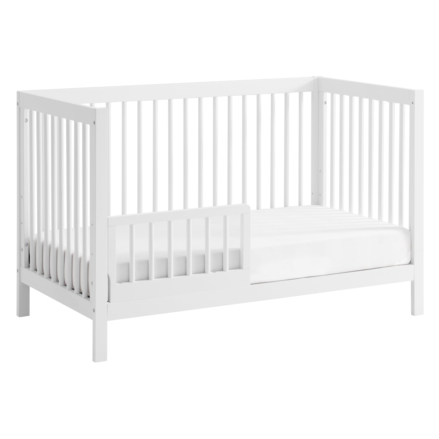 Soho Baby Essential Island White 4-in-1 Wooden Crib