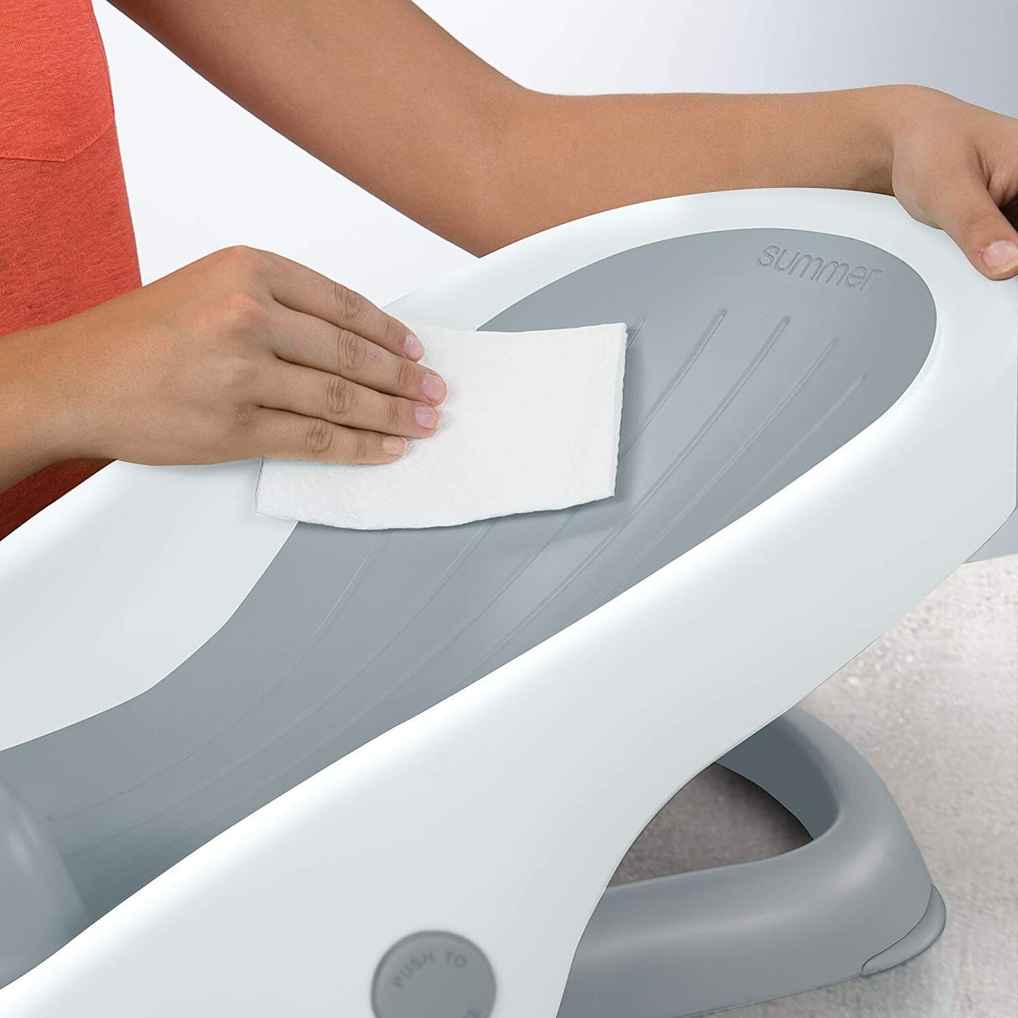 Summer Infant 2-in-1 Bouncer and Rocker Duo with Removable Toys - Heather Gray