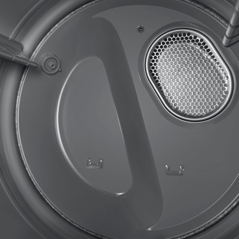 Samsung 7.4 cu. ft. Smart Front Load Electric Dryer with Steam Sanitize+ - Brushed Black.