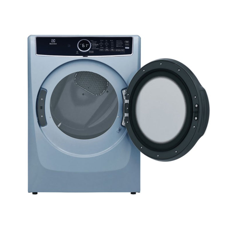 Electrolux ELFG7437AG 8.0 cu. ft. Vented Front Load Gas Dryer - Stackable with Steam and Instant Refresh - Glacier Blue