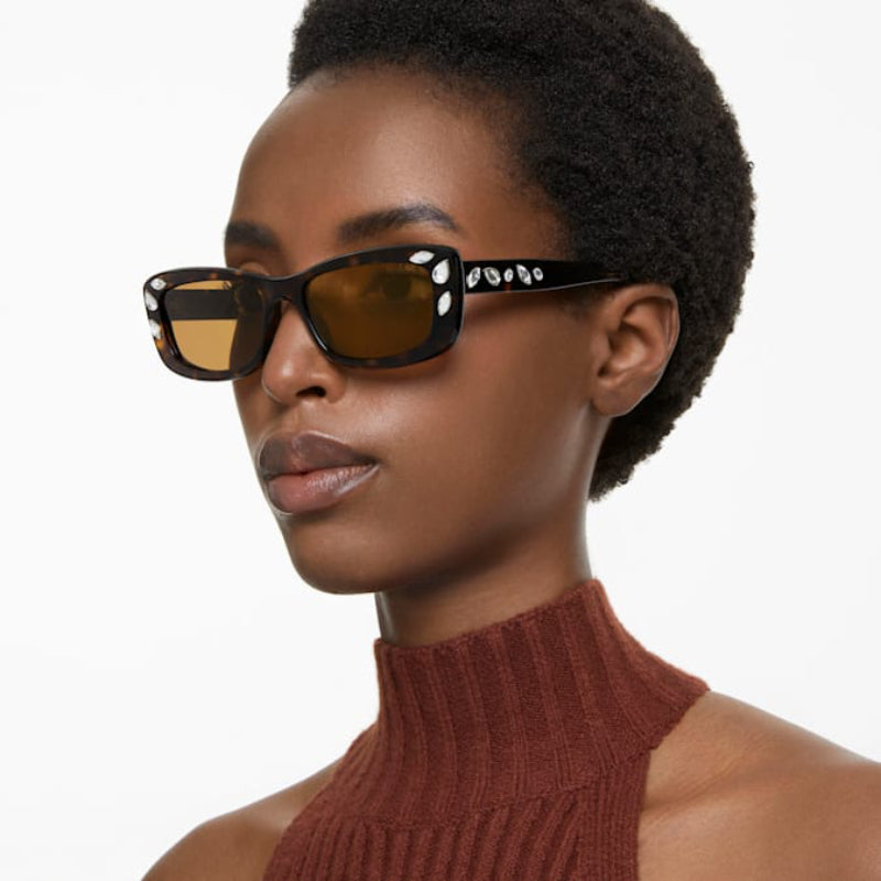 Swarovski Women's SK6008100273 Rectangle Sunglasses