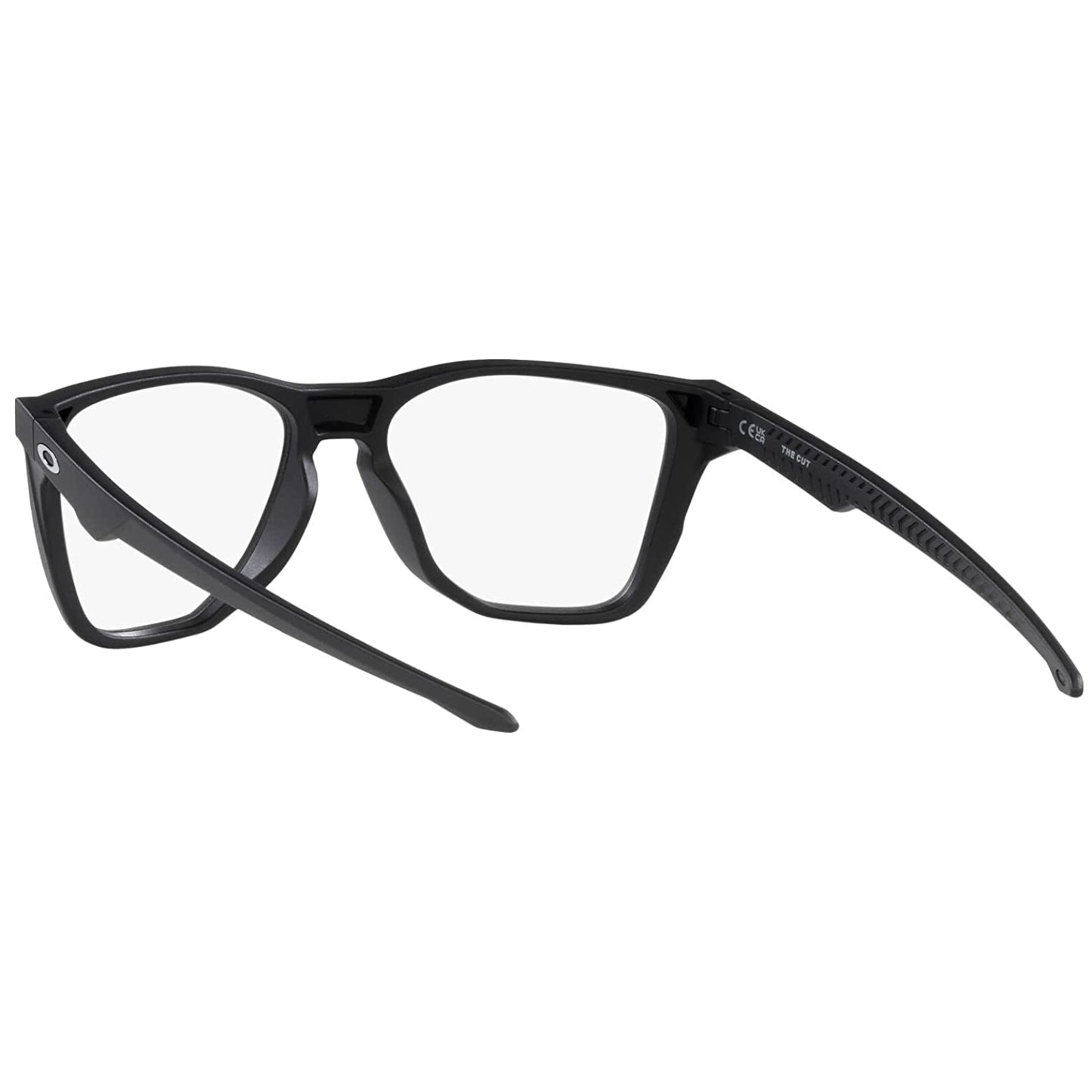 Oakley The Cut Men's Square Eyeglasses, Stain Black