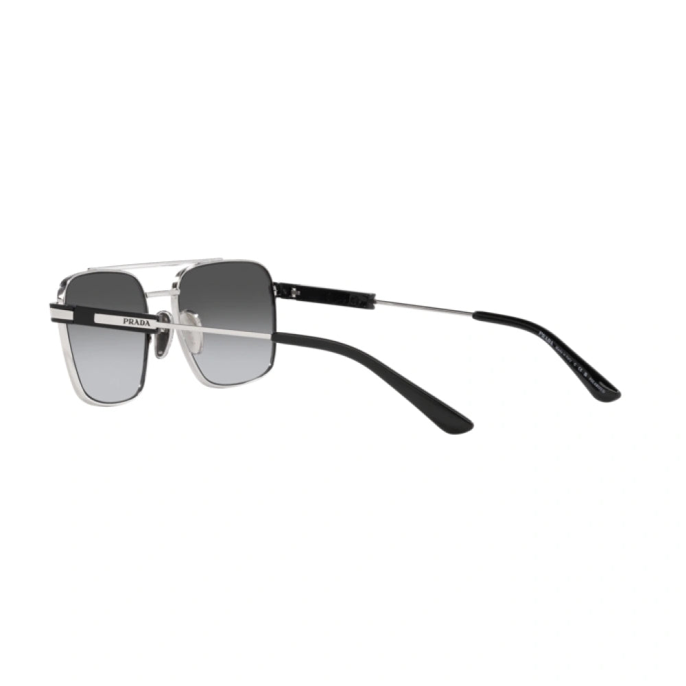 Gafas de sol estilo aviador Prada para hombre, en degradado gris