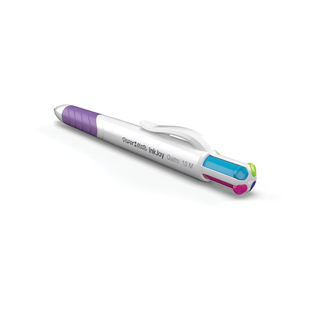 Bolígrafo retráctil Paper Mate InkJoy Quatro de punta mediana de 1,0 mm