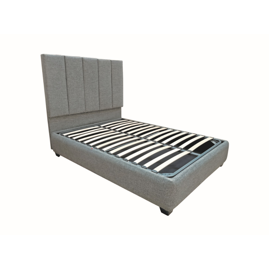 London Grey Storage Queen Bed