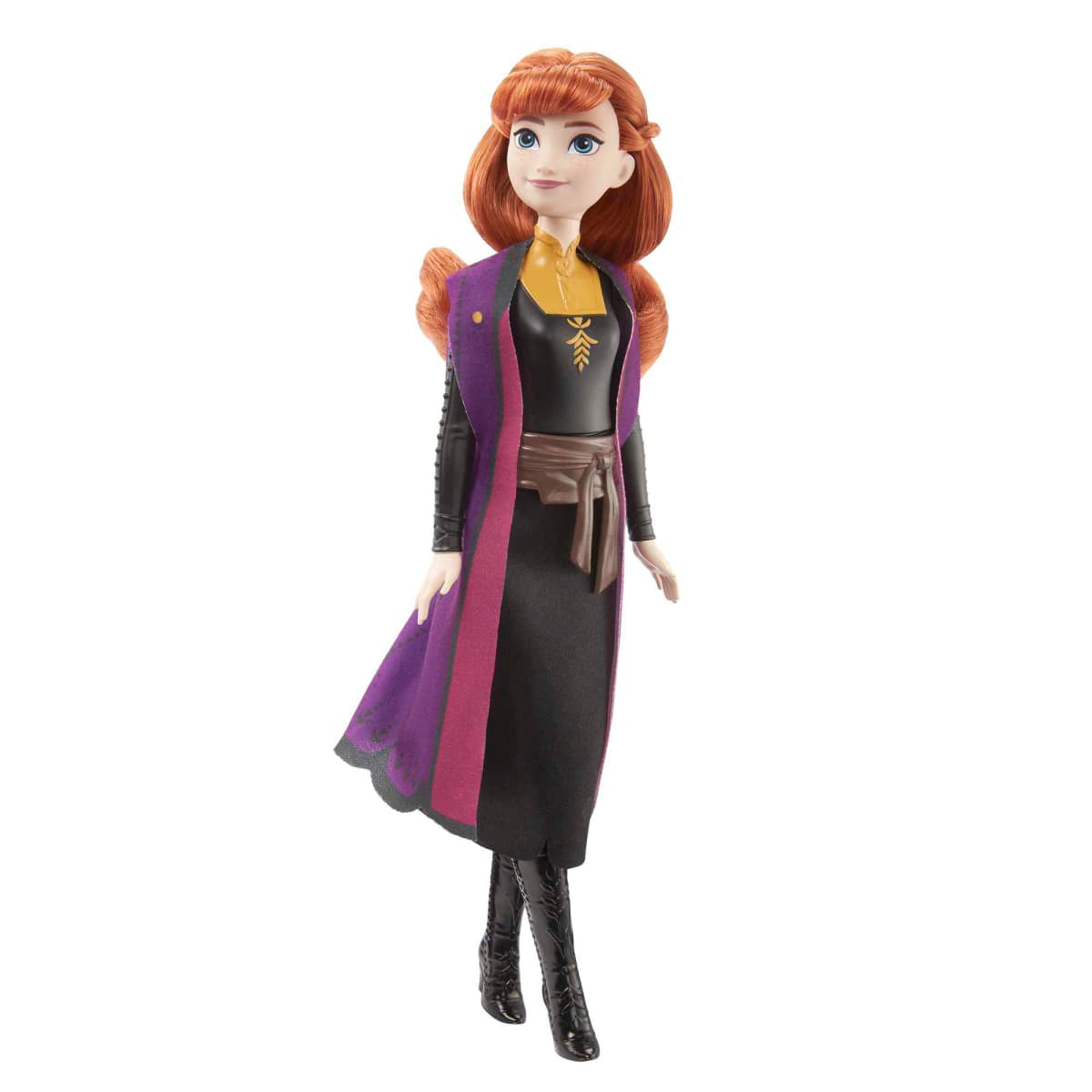 Disney Frozen 2 Anna Fashion Doll with Accessory - Black/Purple