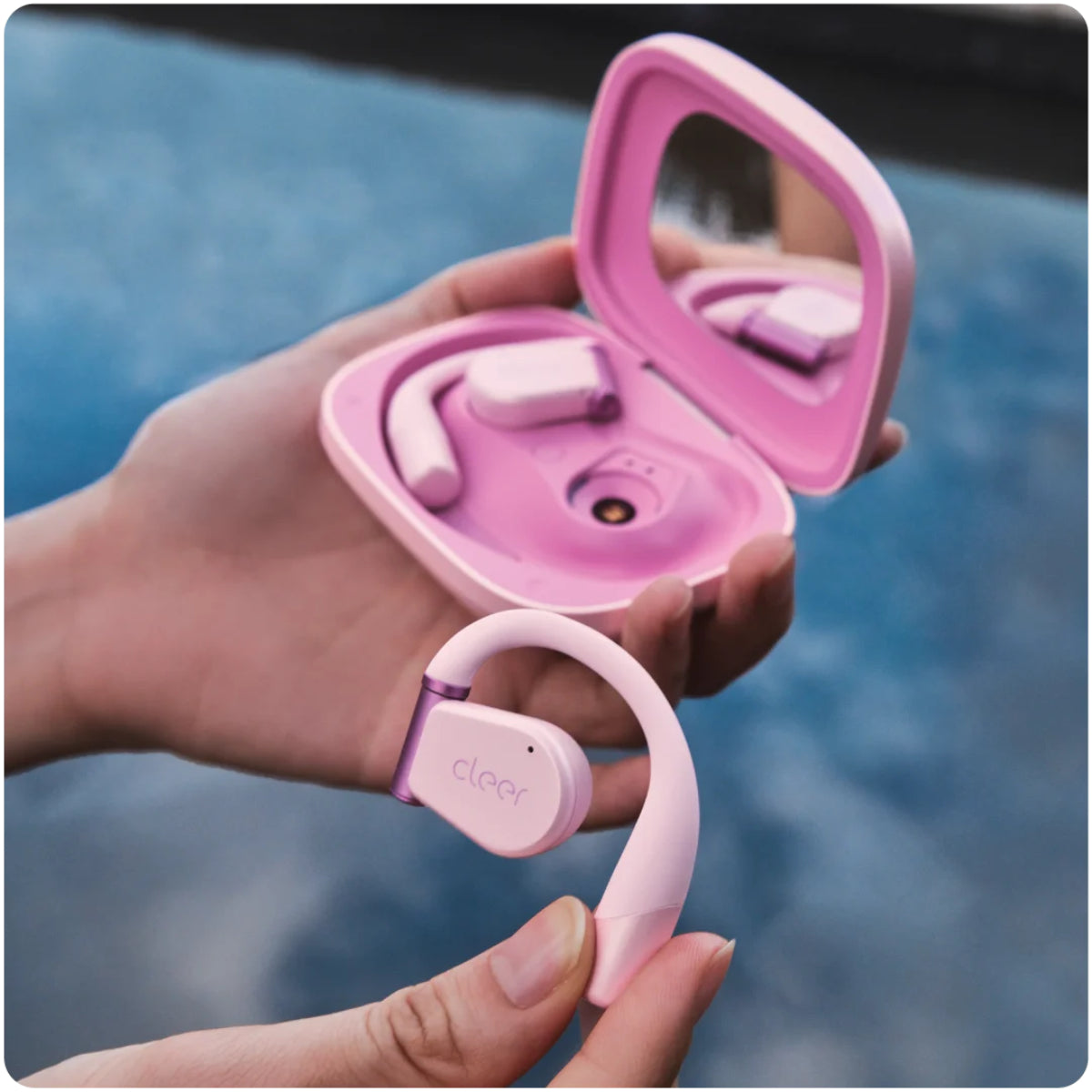 Cleer ARC 3 True Wireless Open Ear Earbuds - Pink
