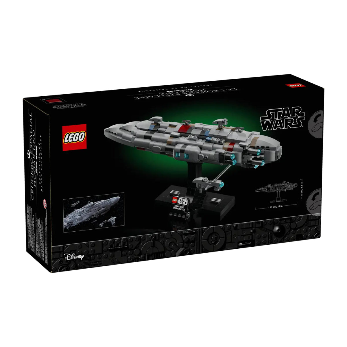 LEGO Star Wars Home One Starcruiser Buildable Spaceship Toy Set (450-Pieces)