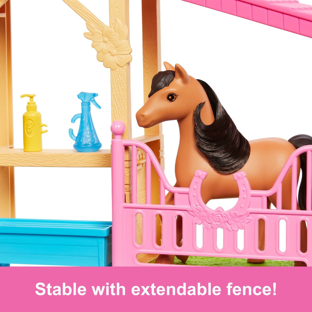 Barbie Mysteries The Great Horse Chase Stable Playset with Fashion Doll