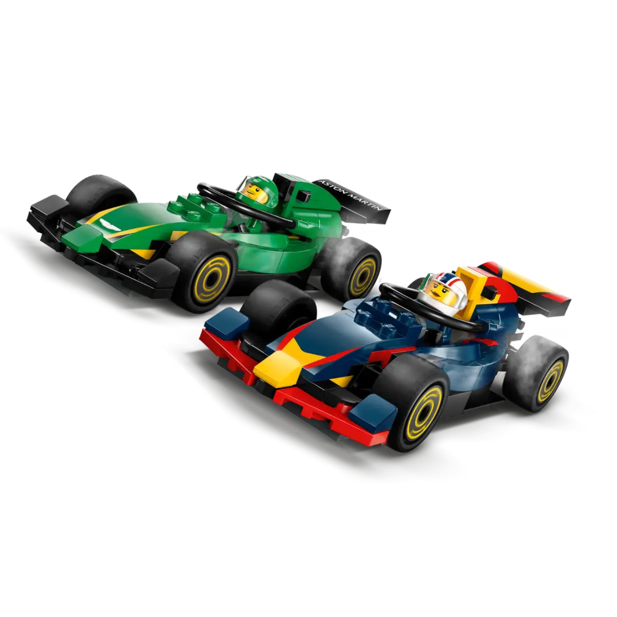 LEGO F1 Truck with RB20 and AMR24 Cars Building Toy Set (1086-Pieces)
