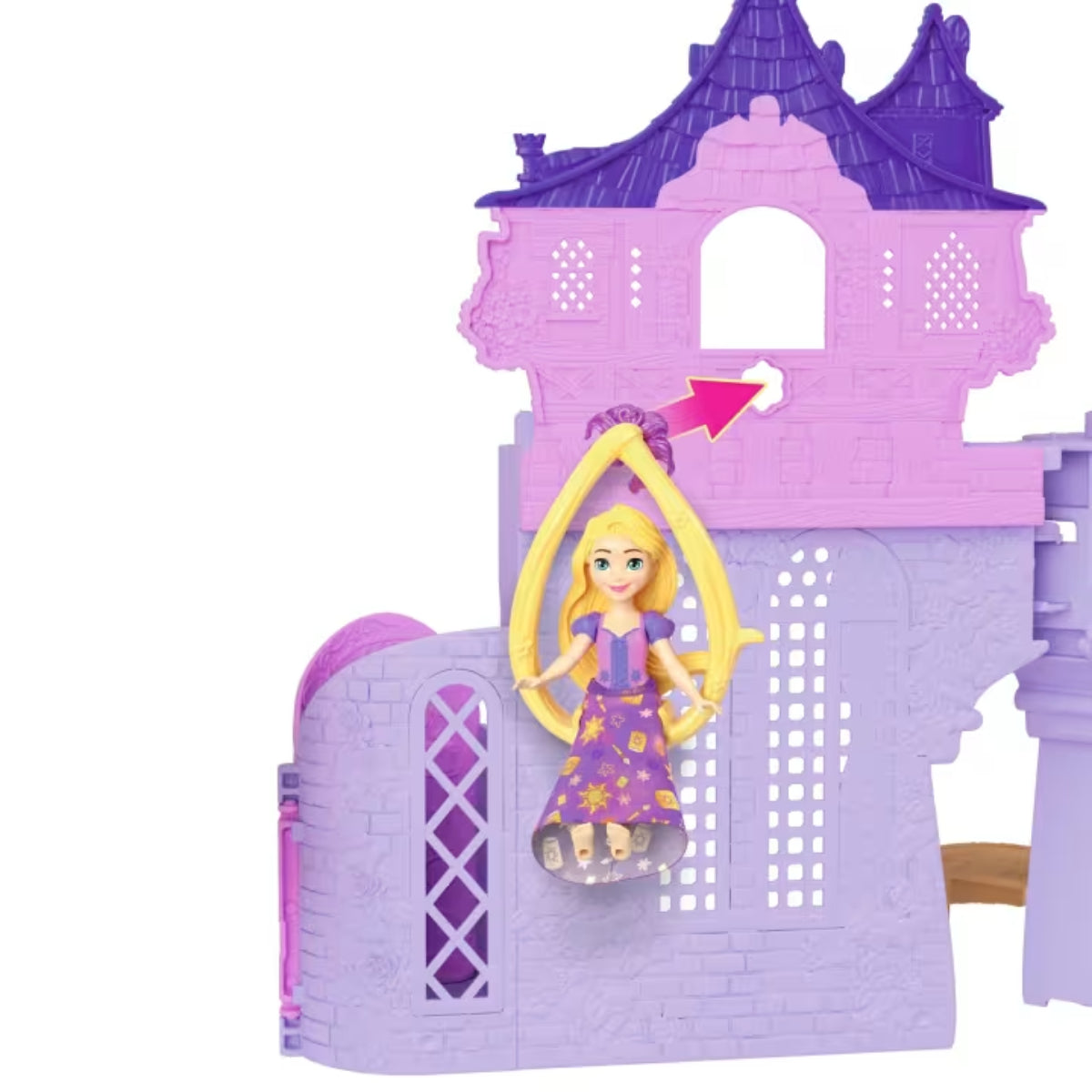 Disney Princess Rapunzel Doll House Playset with Small Doll