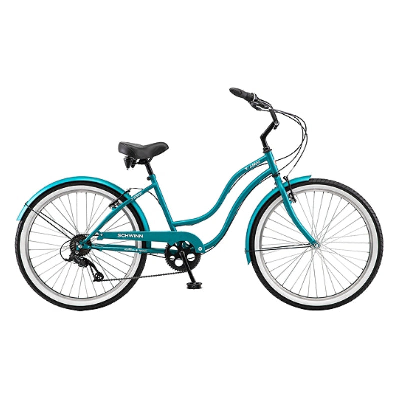 SCHWINN 26'' Signature Largo 7 Cruiser Bike - Sea Blue