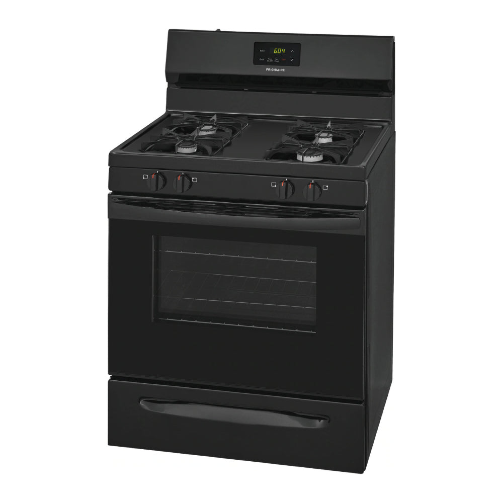 Frigidaire FCRG3015AB 5 cu. ft. Freestanding Gas Range 4 Sealed Burners - Black