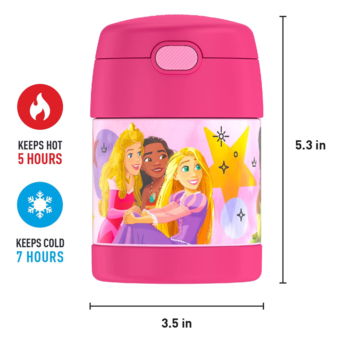 Thermos Funtainer Princess 10 oz Food Jar - Pink