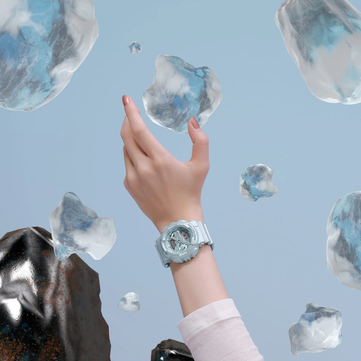 Casio G-Shock Digital Women's 45.9mm Strap Watch - Blue