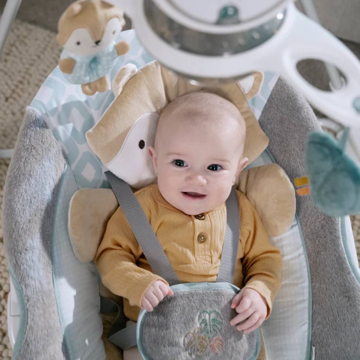 Ingenuity Kitt the Fox InLighten Soothing Swing - Grey/White