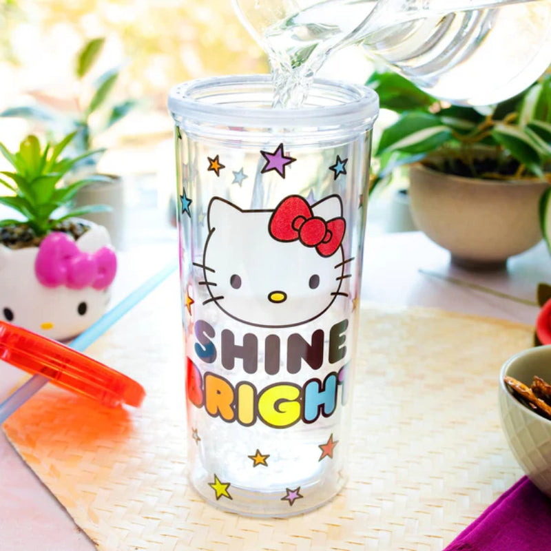 Sanrio Hello Kitty Shine Bright 20 oz Carnival Cup With Lid - Multicolor