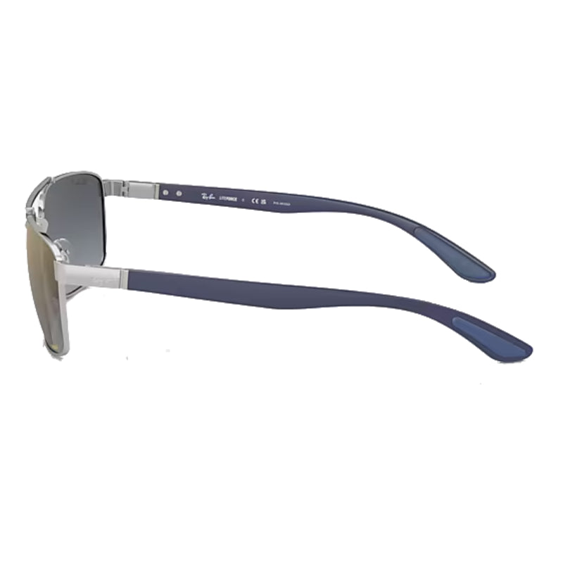 Ray Ban RB3737CH6000 Unisex Rectangle Chromance Sunglasses