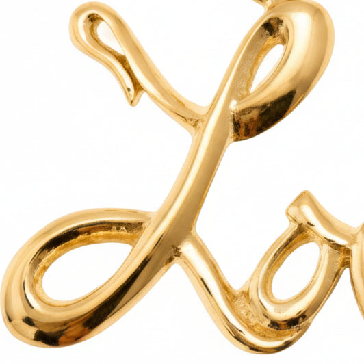 14K Yellow Gold "Love" Pendant