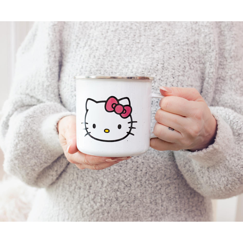 Sanrio Hello Kitty 20 oz Ceramic Camper Mug - White